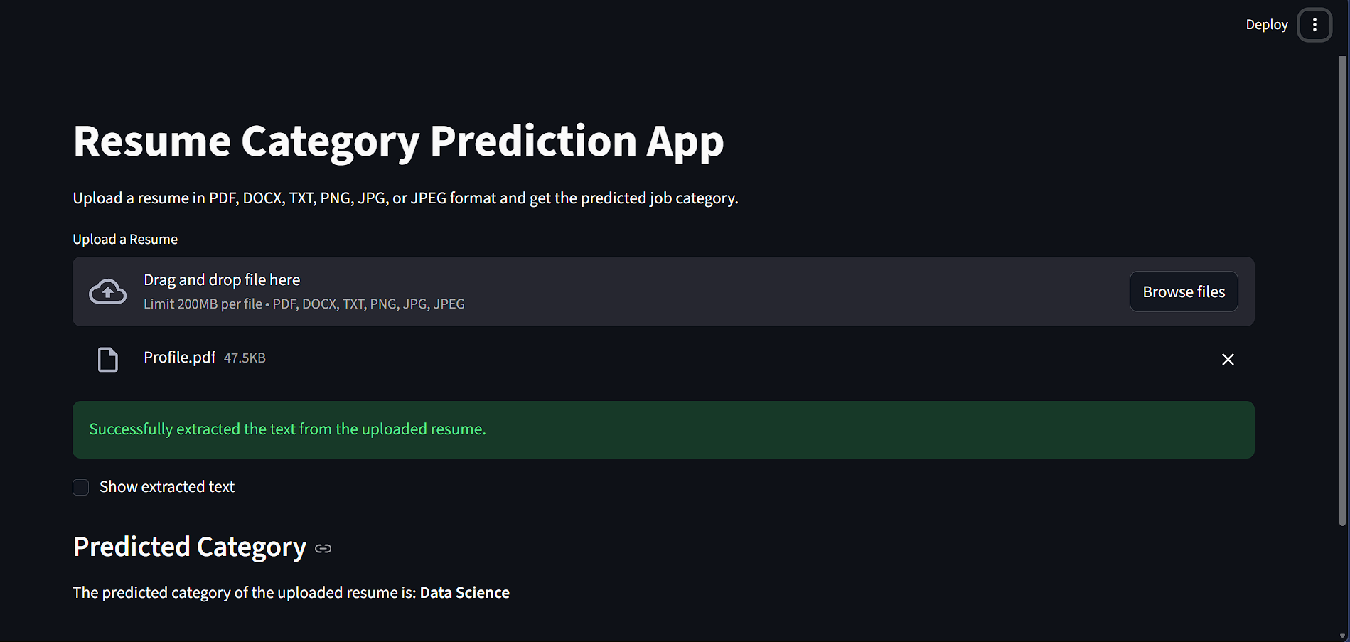 Resume Screening Model - Image 3