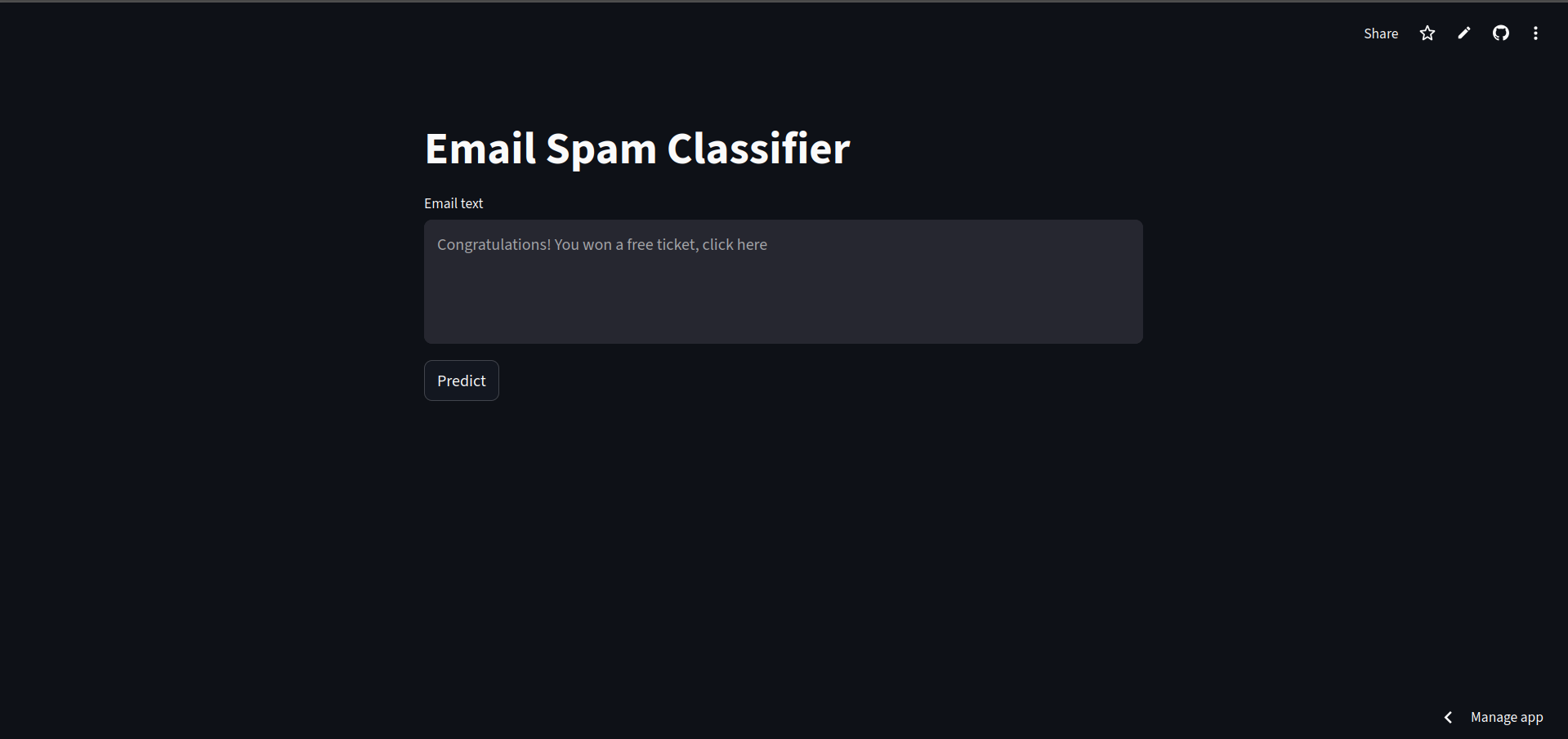 Email Spam Classifier - Image 1